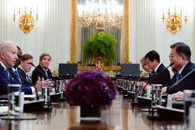 White House embraces new dawn: Hugs in; masks discarded.