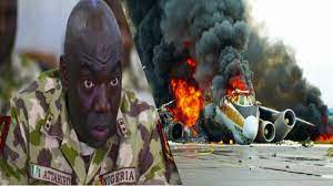 Nigerian army chief, 10 others die in military plane crash.