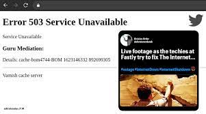 Global Internet Blackout: Multiple websites offline after cloud outage.