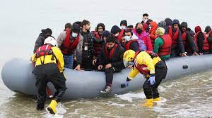 English Channel disaster, 27 people died including pregnant women and children.