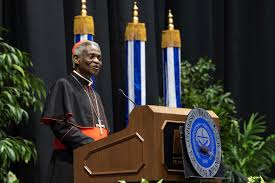 Cardinal Turkson, potential first African pope in the Vatican abruptly offered his resignation.
