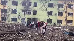 Ukraine children’s hospital shelled to rubbles, sparks outrage as talks falter.