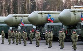 Russian forces shell east Ukraine; Putin threatens to deploy nuclear weapons against countries that intervene.