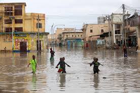 Climate Change: Homes in Nigeria are vanishing into the sea.