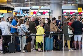 Mayhem at the airport as airlines pandemic budget cut hit European travel.