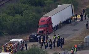 Texas human cargo: 46 dead migrants were discovered in a trailer truck.