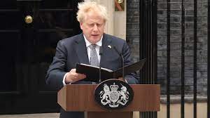 Boris Johnson’s resignation speech as British Prime Minister.