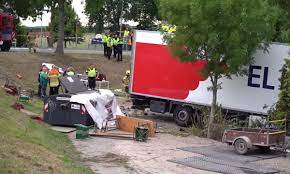Netherlands street party fatal Truck crash: 6 killed, 7 injured.