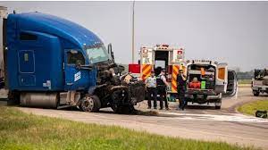 Canadian bus heading to casino collided with a truck, killing 15 with 10 others injured.