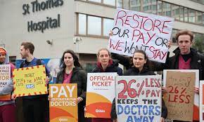 UK hospital services to collapse as thousands of senior doctors join their juniors on another 5-day strike.