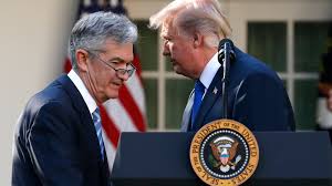 Trump calls on the Federal Reserve Board to strip Fed Chair Powell of all authority over the central bank.
